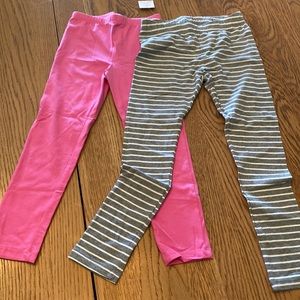 Lot of 2 girls size 6 stretch pants